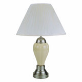 Niki Traditional Style Table Lamp, Set of 6, Ivory