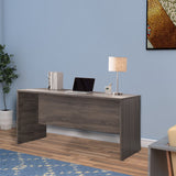 Benzara Smooth Surface and Stylish Desk, Brown BM148851 Brown Wood BM148851