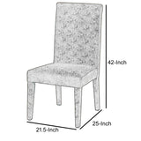 Benzara Striking Embellishing Belmont Chair BM149603 Beige RubberwoodFoamPolyester BM149603