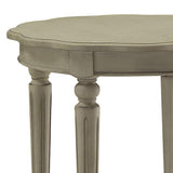 Benzara Fordon End Table, Antiqued Slate BM154598 Antique Slate MDF Solid Wood Leg BM154598