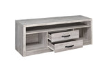 Fantastic Gray driftwood tv console