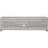 Benzara Marvelous driftwood tv console, Gray BM156172 Gray PARTICLE BOARD BM156172