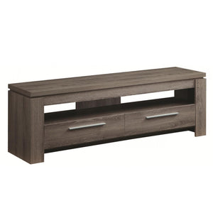 Benzara Fine Looking weathered Gray tv console BM156200 Gray MELAMINE PAPER BM156200