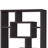 Benzara Aesthetic Fine Looking Rectangular bookcase, Brown BM156231 BROWN PAPER VENEER BM156231