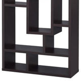 Benzara Aesthetic Fine Looking Rectangular bookcase, Brown BM156231 BROWN PAPER VENEER BM156231