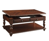 Benzara Stunning Coffee Table with Lift Top, Walnut Brown BM156806 Walnut Brown  BM156806