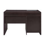 Benzara Contemporary Wooden Connect-IT Computer Desk, Brown BM159079 Brown Wood BM159079