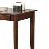 Benzara Transitional 2 Piece Wooden Desk Set, Brown BM159085 Brown Wood BM159085