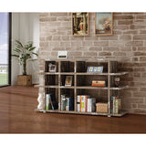 Benzara Embellishing Wooden Open Bookcase, Brown BM159098 Brown Wood BM159098