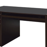 Benzara Contemporary Connect-IT Computer Desk, Brown BM159112 Brown Wood BM159112