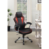 Benzara Fancy Design Ergonomic Gaming/ Office Chair, Black/Red BM159163 BLACK/RED  BM159163