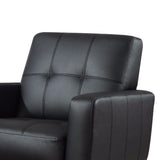 Benzara High-toned Accent Chair, Black BM159239 Black  BM159239