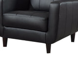 Benzara High-toned Accent Chair, Black BM159239 Black  BM159239