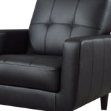 Benzara High-toned Accent Chair, Black BM159239 Black  BM159239