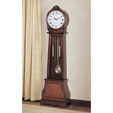 Benzara Brown Traditional Grandfather Clock with Chime BM159266 Brown Wood BM159266