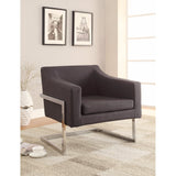 Dapperly Styled Accent Chair, Gray