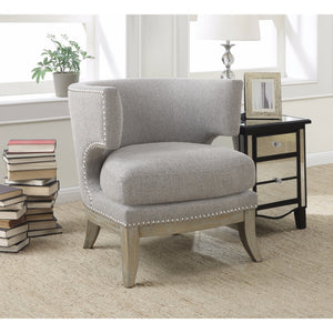 Benzara High-Class Accent Chair, Gray BM159306 Gray  BM159306