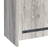 Benzara Spacious Wooden Accent Cabinet, Gray BM160269 Gray Wood BM160269