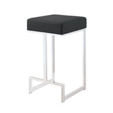 Metal Counter Height Stool, Black