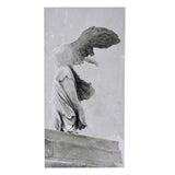 Winged Victory Canvas Wall Print, Gray