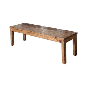 Benzara Wood bench, Brown BM166164 Brown Wood BM166164