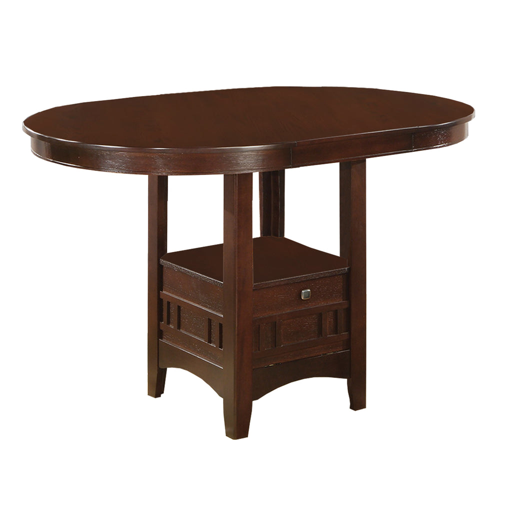 Counter Height Dining Table Warm Brown English Elm