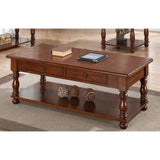 Benzara Rubber Wood Coffee Table, Brown BM171400 Brown Rubber Wood MDF Plywood BM171400