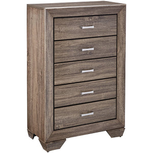 Benzara Country Chest, Natural Oak Brown BM172130 Brown MDF BM172130