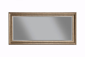 Benzara Full Length Leaner Mirror With a Rectangular Polystyrene Frame, Antique Gold BM178058 Gold Polystyrene Glass BM178058