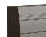 Benzara Wooden Drawer Dresser with Three Drawers, Gray and Brown BM194699 Gray and Brown Wood BM194699