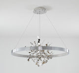 Bethel Chrome LED Chandelier in Stainless Steel & Aluminum