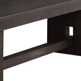 Benzara Transitional Style Wooden Bench with Trestle Base, Brown BM204540 Brown Wood. BM204540