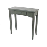 Benzara Wooden Console Table with 1 Drawer and Flared Leg Support, Gray BM204768 Gray Wood BM204768