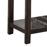 Benzara Transitional End Table with Genuine Marble Top, Brown BM205350 Brown Wood, Veneer and Marble BM205350