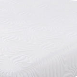 Benzara Full Size Mattress with Patterned Fabric Upholstery, White BM205433 White Foam and Fabric BM205433