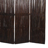 Benzara Traditional 3 Panel Wooden Willow Branch Room Divider, Brown BM205785 Brown Wood, Willow Branch and Metal BM205785