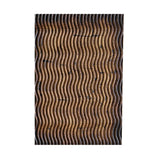 Benzara Modern Style Wooden Wall Decor with Wave Pattern, Multicolor, Set of 4 BM205902 Multicolor Wood BM205902