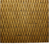 Benzara Modern Style Wooden Wall Decor with Patterned Carving, Large, Gold BM205908 Gold Wood BM205908