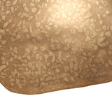 Benzara Contemporary Sandstone Polished Ball with Glass Shrapnel, Bronze BM205918 Bronze Sandstone BM205918