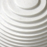 Benzara Contemporary Sandstone Polished Ball with Step Carved Lines, White BM205919 White Sandstone BM205919