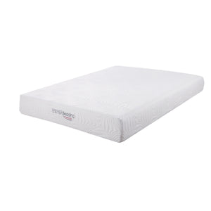 Benzara Eastern King Size Mattress with High Density Memory Foam, White BM206551 White Foam BM206551