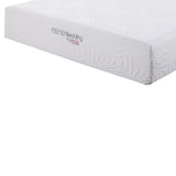 Benzara Fabric Mattress with Certified Memory Foam, White BM206613 White Foam and Fabric BM206613