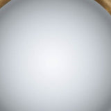 Benzara 31 Inches Round Metal Wall Mirror with LED Light, Gold BM206700 Gold Metal, LED and Mirror BM206700