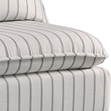 Benzara Wood and Fabric Accent Bench with Pillow Top Seat and Back, White and Gray BM207203 White and Gray Wood and Fabric BM207203