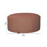 Benzara Contemporary Wooden Oversized Ottoman with Diamond Pattern On Top, Red BM209206 Red Solid wood, fabric BM209206