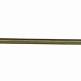 Benzara 32 Inch Tubular Metal Wall Mounting Bar Hanger, Brass BM209864 Brass Metal BM209864