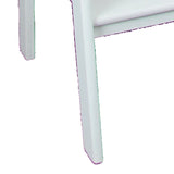 Benzara 3 Tier Wooden Storage Ladder Stand with Open Back and Sides, White BM210421 White Solid Wood BM210421