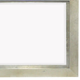 Benzara Contemporary Style Rectangular Wooden Frame Wall Mirror, Silver BM211054 Silver Solid wood, Mirror BM211054