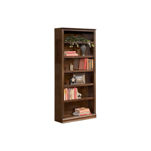 Benzara 75 Inch Transitional Wooden Bookcase with 6 Open Shelves, Brown BM213254 Brown Wood BM213254