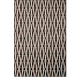 Benzara 90 X 63 Inch Power Loomed Fabric Rug with Diamond Pattern, Gray and Brown BM214120 Gray and Brown Fabric BM214120